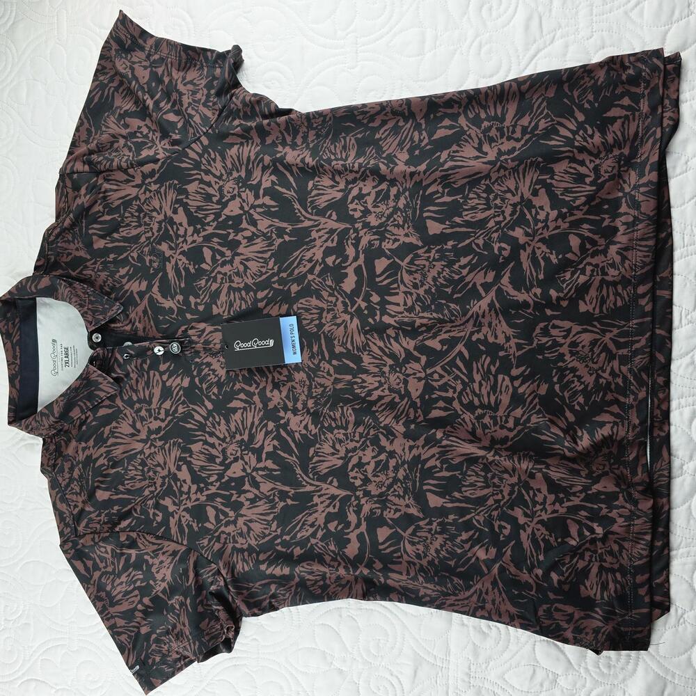 Good Good Golf Nice Blooms woman's Golf Polo Size 2XL. - Picture 2 of 7